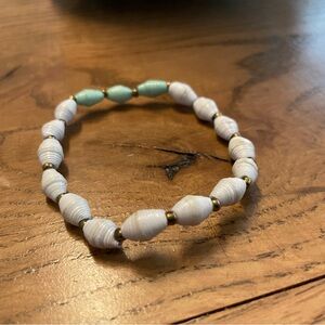 $1 add on item! 💰 Handmade Paper Bead Bracelet